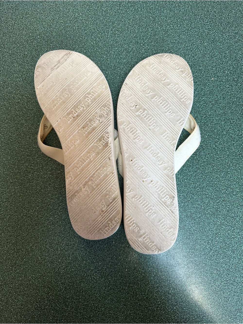 Lindsay Phillips SwitchFlops White Sandals Sz L 9-11 + 3 Interchangeable Straps - Picture 8 of 8
